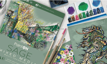 Load image into Gallery viewer, Grey | 6x8 | PaintON Mixed Media Pads - 250g | Exaclair
