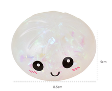 Load image into Gallery viewer, Dumplings Sparkle White Stress Relief Toy | Sparkling Extras