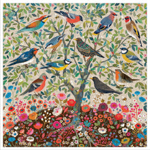 Load image into Gallery viewer, Songbirds Tree 1000 Piece Square Puzzle | eeBoo