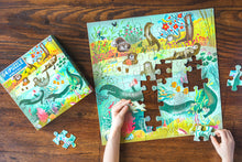 Load image into Gallery viewer, Puzzle | Otters at Play 64 Piece Puzzle| eeBoo