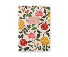 Load image into Gallery viewer, Rose Garden Notebook Assorted Design | Set of 3 Notebooks | Rifle Paper Co.