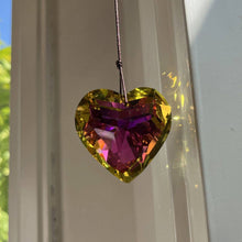 Load image into Gallery viewer, Heart Suncatcher | Crystal Heart Prism | Gypsy Soul