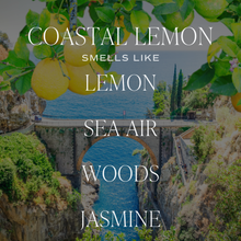 Load image into Gallery viewer, *NEW* Coastal Lemon 11 oz Soy Candle - Home Decor & Gifts |Sweet Water Decor