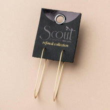 Load image into Gallery viewer, Cosmic Oval/Gold Vermeil Earrings