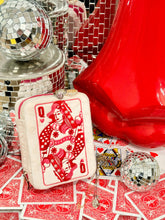 Load image into Gallery viewer, Queen |Velvet Jewelry Zip Case / Organizer | Living Royal