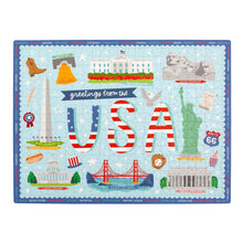 Load image into Gallery viewer, Greetings from the USA - 500 Piece Jigsaw Puzzle | Pippi Post