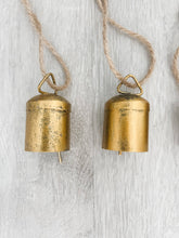 Load image into Gallery viewer, Rustic Tin Mini Bells |Trim & Twine