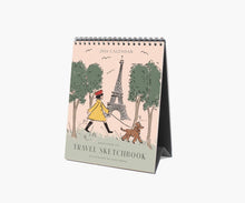 Load image into Gallery viewer, Rifle Paper Co. - 2026 Travel Sketchbook Desk Calendar