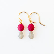 Load image into Gallery viewer, Lime |Tiny Earrings Small bead earrings Little color drop earrings
