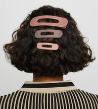 Load image into Gallery viewer, Flat Lay Claw Clip 3pc Flat - Ultra Glossy Terracotta | KITSCH