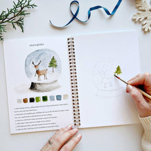 Load image into Gallery viewer, Winter watercolor workbook | emily lex studio
