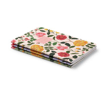 Load image into Gallery viewer, Rose Garden Notebook Assorted Design | Set of 3 Notebooks | Rifle Paper Co.