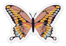 Load image into Gallery viewer, Sticker Pink Swallowtail Butterfly, 3x2in