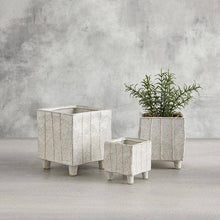 Load image into Gallery viewer, Lined Square Pot - Large