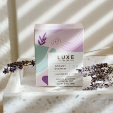 Load image into Gallery viewer, Luxe Lavender + Oat Shower Steamer Fizzy Bomb | Cait + Co