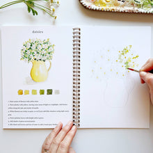 Load image into Gallery viewer, Flowers watercolor workbook | emily lex studio