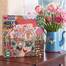 Load image into Gallery viewer, Puzzle | English Cottage 1000 Piece Puzzle | eeBoo