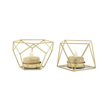 Load image into Gallery viewer, Artificial Gold Flameless LED Tealight Candle
