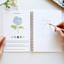 Load image into Gallery viewer, Flowers watercolor workbook | emily lex studio
