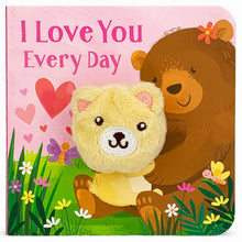 Load image into Gallery viewer, I Love You Every Day Finger Puppet Board Book