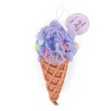 Load image into Gallery viewer, Forever Young-Bath Pouf &amp; Sponge-Ice Cream - Purple | Cait + Co
