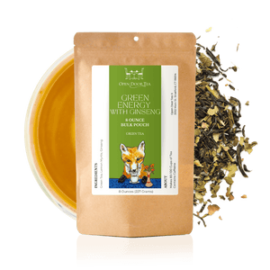 Open Door Tea - Green Energy with Ginseng | Green Tea | Bulk or Retail: 1.5 Ounce Tube
