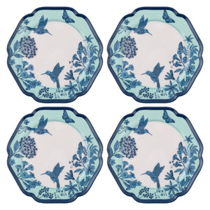 Melamine Salad Plates: Seaside Floral | Karma