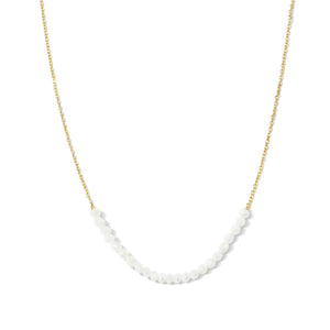 Navy | Delicate Crystal Accented Necklace | Splendid Iris