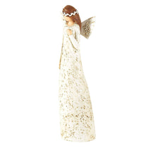 Load image into Gallery viewer, Dicksons - Ivory Resin Angel Figurine with Hand on Heart, 8.25"H
