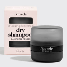 Load image into Gallery viewer, Dark Volumizing Rice Protein Dry Shampoo with Puff  | KITSCH

