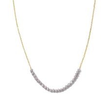 Load image into Gallery viewer, Navy | Delicate Crystal Accented Necklace | Splendid Iris

