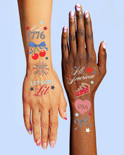 Load image into Gallery viewer, America 250 Tattoos | patriotic, 4th of july, usa, temporary | xo, Fetti
