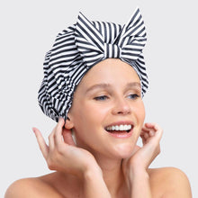 Load image into Gallery viewer, Stripes Luxury Shower Cap | KITSCH
