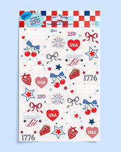 Load image into Gallery viewer, America 250 Tattoos | patriotic, 4th of july, usa, temporary | xo, Fetti
