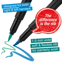 Load image into Gallery viewer, Felt Tip Brush Pens Markers 10 Ct Box | Faber-Castell
