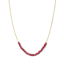 Load image into Gallery viewer, Navy | Delicate Crystal Accented Necklace | Splendid Iris
