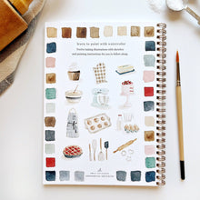 Load image into Gallery viewer, Baking watercolor workbook | emily lex studio
