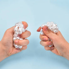 Load image into Gallery viewer, Pearl stress Ball Squishy Squeeze Toy Fidget Toy| Sparkling Extras
