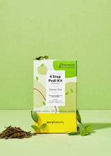 Load image into Gallery viewer, Green Tea 4 Step Pedi Kit | AvryBeauty
