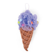 Load image into Gallery viewer, Forever Young-Bath Pouf &amp; Sponge-Ice Cream - Purple | Cait + Co

