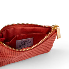 Load image into Gallery viewer, Coral Corduroy Coin Pouch | Elyse Breanne Design
