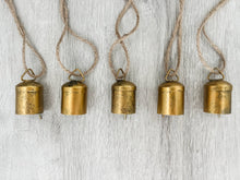 Load image into Gallery viewer, Rustic Tin Mini Bells |Trim &amp; Twine
