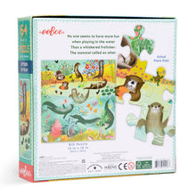 Load image into Gallery viewer, Puzzle | Otters at Play 64 Piece Puzzle| eeBoo
