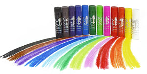 12 Classic Colors | KwikStix Tempera Paint | The Pencil Grip