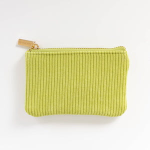Chartreuse Corduroy Coin Pouch | Elyse Breanne Design