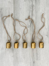 Load image into Gallery viewer, Rustic Tin Mini Bells |Trim &amp; Twine
