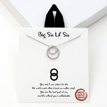 Load image into Gallery viewer, Fashion City | Gold-Dipped Sisters Double Ring Necklace: ONE SIZE / GD
