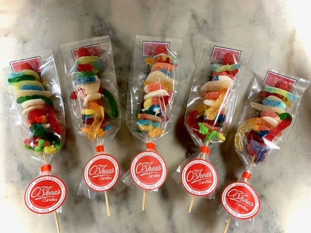 Gummy Kabobs - 15 Different Varieties w/Wood Stick -UNIQUE | O'Shea's Candies Sweet Shop