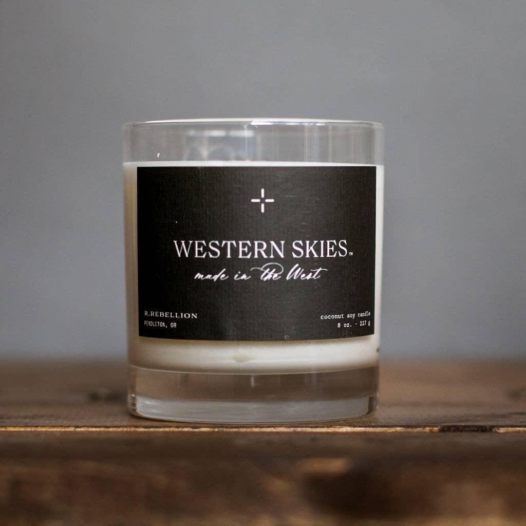 Western Skies Candle 8 oz.  | R. Rebellion