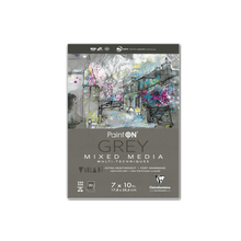 Load image into Gallery viewer, Grey | 6x8 | PaintON Mixed Media Pads - 250g  | Exaclair
